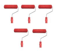 Uikdjgu 5pcs 7 Inch Embossed Crocodile Skin Painting Roller with Handle for Wall Decoration