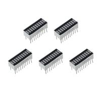 Uikdjgu 5X 10 Segment Red LED Bar-Graph Display
