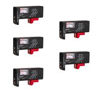 Uikdjgu 5X BT-168 AA/AAA/C/D/9V/1.5V Batteries Universal Button Cell Battery Colour Coded Meter Indicate Volt Tester Checker