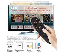 Uikdjgu 5X G10S Air Mouse Voice Remote Control 2.4G USB Receiver for Android TV BOX PC Gyro Sensing Mini Wireless Smart Remote