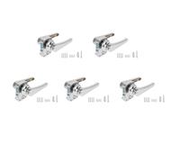 Uikdjgu 5X RV Toilet Door Lock Bathroom Door Lock Caravan Boat Latch Handle Lock RV Accessories