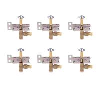 Uikdjgu 6X Pilot Burner One Way Flame Bracket Can Have Natural or LP Gas 3 Hole Propane/Butane Heavy Pilot Assembly