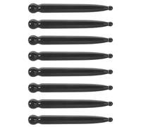Uikdjgu 8X Traditional Relax Thai Foot Massage Reflexology Stick Tool Black