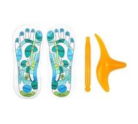 Uikdjgu Acupressure Socks in Reflex Zone, Socks with Massage Sticks in Reflex Zone of Two Feet, Simple Foot Massage in Reflex