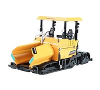Uikdjgu Alloy Diecast Paver Machine Paving Asphalt Highway Construction Truck 1:40 Engineering Vehicle Model Decoration Kid Toys,Yellow