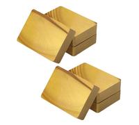 Uikdjgu Bottle Sealing Wax Blocks - Resilient and Versatile Bottling Wax for Wine, 8 Wax Nuggets 0.5lb with PTFE-Tape,Gold