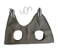 Uikdjgu Dog Cat Grooming Nail Cutting Hammock Anti Scratch Fixed Bag Bath Trimming Restraint Bag Pet Hanging Supplies,F