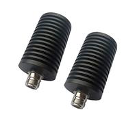 Uikdjgu Dummy Load Stainless Black | 2 x 50W dummy loads, N-type female socket, 50 Ohm termination, aluminum + stainless steel.