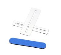 Uikdjgu Guitar Fret Repairing Tool Set Stainless Steel Fretboard Guard Protector & Fretwire File Sanding Polish Luthier Tool