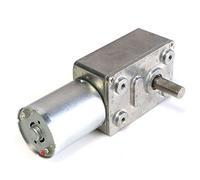 Uikdjgu GW370 12V 6rpm Reversible High Worm Geared Motor Torque Turbo DC Motor 35A