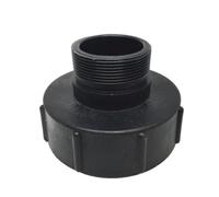 Uikdjgu IBC Water Tank Hose Drain Adapter S100X8 to 2 Inch Replacement Valve Adapter 1 PCS Plastic