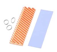 Uikdjgu M.2 SSD NVMe Heat Sink M2 2280 Solid State Hard Disk Copper Heatsink Gasket with Thermal Silicone Pad PC Accessories
