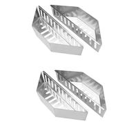 Uikdjgu Outdoor BBQ Galvanized Sheet BBQ Barbecue Tools Charcoal BBQ Carbon Basket 0.8mm