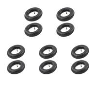 Uikdjgu Pack of 10 Inner Tubes with TR87 Valve for Wheelbarrow, Sack Truck, Handcart 3.00-4, 10X3, 260X85 Black