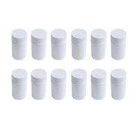 Uikdjgu Plastic Empty Medicine Bottles Pill Tablet Container Holder 12pcs White