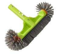 Uikdjgu Pool Brush Head Pool Scrub Brush 13'' Pool Brush for Cleaning Pool Pool Brush with EZ Clip Green