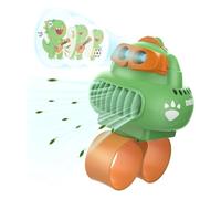 Uikdjgu Portable Fan with Wrist Strap,Dynamic Projection Personal Fan,Hands Free Bladeless Fan,360° Rotatable Fan Green