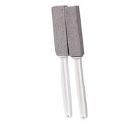 Uikdjgu Pumice Stone for Toilet Bowl Cleaning, Scouring Stick with Handle, Rust.Remover for Tile Bath-Tub, Powerfully Away Limescale Stain, Hard Water Ring, Grey