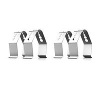 Uikdjgu Universal A Style Meat Thermometer Probe Clip Holder Ambient Temperature Readings BBQ Smoker Oven Grill,Set of 4