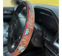 UIKGVX Artistic Western Fashion Steering Protect Strengthened Grip Management Easy Denial Tool Arrange Old Car Accessories for Men Women