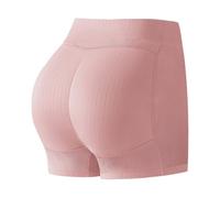 UIKIFY False Buttocks Square Angle Underwear - Women Butt Lifter Fake Ass Padded Panties - Fake Butt Boxer Briefs - Breathable Padded Hip Lifting Shapewear for Women Pink
