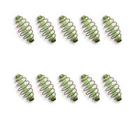 uikios 10pcs Fishing Spring Feeder Fishing Equipment Tool Feeder Basket Baits Thrower Feeder Coil Inline Methods Feeder