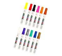 uikios 12Pcs 3MM Tip Paint Markers Alcoholproof Waterproof Oil Based Paint Pens for Mechanics Builders and Construction Project High Temperature Resistant Marker Pencils