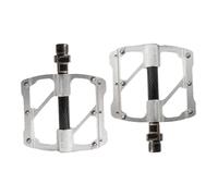 uikios 1pair Aluminum Alloys Mountain Bike Pedals Durability Bearing Nonslip Pedals for Enhancing Cycling Stability