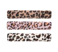 uikios 3pcs Leopards Print Cats Pillow Toy Durability Soft Indoor Kittens Play Pillow For Indoor Kittens Playtimes Comfortable Striped Cats Reliefs Toy