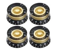 uikios 4pcs Electric Guitar Top Hats Knobs Volumes Tone Control Knobs Acrylic Electronic Control Knobs Guitar Accessories