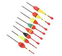 uikios 8Pcs Vertical Bobber Fishing Float Outdoor Fishing Equipment Accessory Floating High Sensitivity Premium Vertical Float