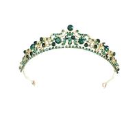 uikios Elegant Rhinestones Wedding Tiaras Hairhoop For Bride Coming of Ages Ceremony Prom Pageant Royal Event Headpiece