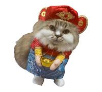 uikios Entertaining Dog Jumpsuits Machine Washable Pet Holiday Costume For Christmas And New Year Party Gathering Photo Suit Pet Outfit For Various Occasion