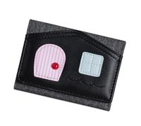 uikios Fashionable PU Leather Wallet in Bright Colors with Unique House Pattern and Spacious Compartments Wallet for Girls