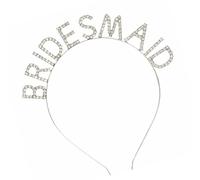 uikios Glinting Crystal Hair Jewelry Queen Headdress Bride to Be for Pageant Proms Bridal Wedding Bridal Wedding Headwear