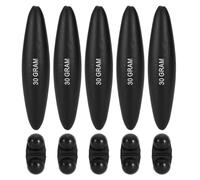 uikios High Strength Fishing Buoyancy Float Tackle Weight Bead Bobbers with Bells Portable Inline Floats High Buoyancy