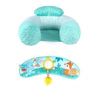 uikios Inflatable Sofa Portable Baby Chair with Rich Functions for Infant Foldable Stool Toddler Learning to Sit Chair