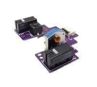 uikios Microswitch PCB Button Board for Wireless Mouse Motherboard with Mouse Encoders Decoders