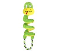 uikios Multifunctional Pet Chew Rope Toy Noise Making Crinkle Paper Dog Rope For Puppies Teeth Cleaning Outdoor Dog Play