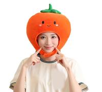uikios Persimmon Headpiece Photography Props Lightweight Polyester Fabric for Role Cosplaying Parties Social Content Creation Fade Resistant Persimmon Costume Accessory