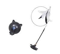 uikios Pet Toy Interactive Teaser High-Strength Suction Cup Kitten Playing Exercise Entertainment For Active Felines Suction Wand