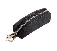 uikios PU Leather Coin Holder with Zippers Closure Portable Wallet Change Purse Holder Organizers for Everyday Items Travel Tiny Coin Bag