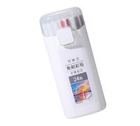 uikios Refillable Retractable Colored Pencils Erasable Colored 3.0MM Without Sharpening For Kid Coloring Sketching Erasable Oil Based