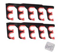 uikios Space Saving Wall Mounted Fishing Rod Holder Vertical Rods Storage Organizers Rack with High Strength Construction Wall Mounted Fishing Holder Rack