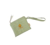 uikios Stylish Embellished Cotton Wallet Multipurpose Item Practical for Everyday Use Gifting Travel Jewelry Storage Wallet