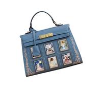 uikios Stylish Hare Pattern Shoulder Bag Spacious Compartments Adjustable Strap Women Handbag Elegant Conies Embroidery Bag