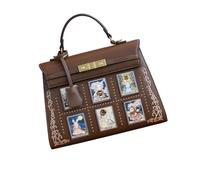 uikios Stylish Hare Pattern Shoulder Bag Spacious Compartments Adjustable Strap Women Handbag Elegant Conies Embroidery Bag