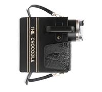 uikios Stylish Reptiles Embossed Drink Holder Adjustable Shoulder Strap Leakproof Construction Outdoor Activity Companion Stylish Print Bag