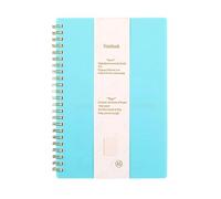 uikios Twin-Wire Binding Notebook With 160 Pages 100gsm Lined Paper College Ruled Note Book Journal For Writing 14.5x20.8cm Professional Office Notebook