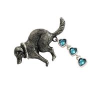uikios Unique Dog Poop Brooch Funny Design Lapel Pin for Parties and Daily Wear Adds Humor and Styles to Your Outfits